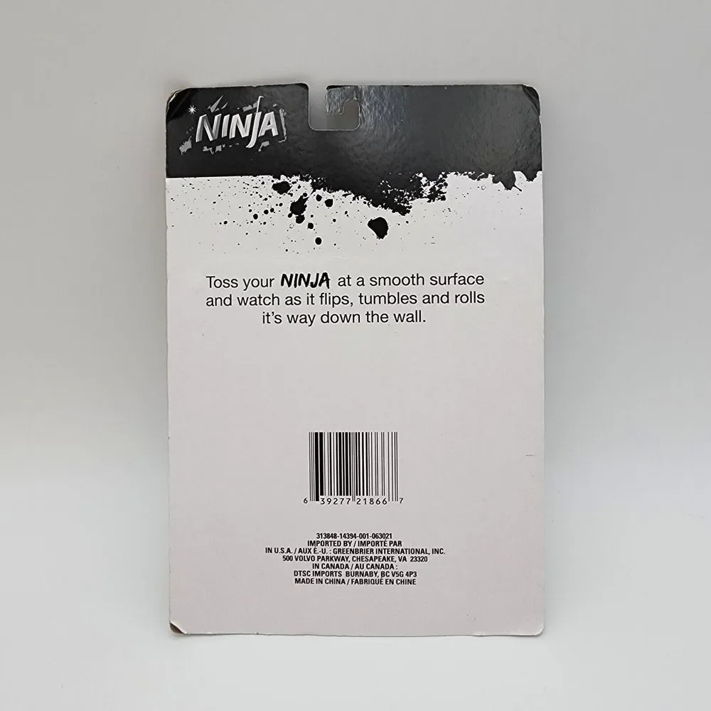 Ninja Wall Crawlers Flips Tumbles Rolls Down Wall‎ Party Supply Stocking Stuffer